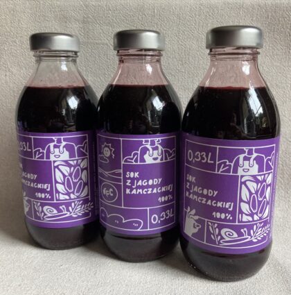 małe soki z jagody kamczackiej